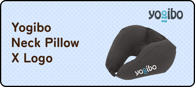 Yogibo Neck Pillow X Logo